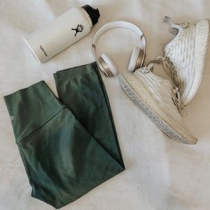 Green Lululemon Align Crop (size 4)